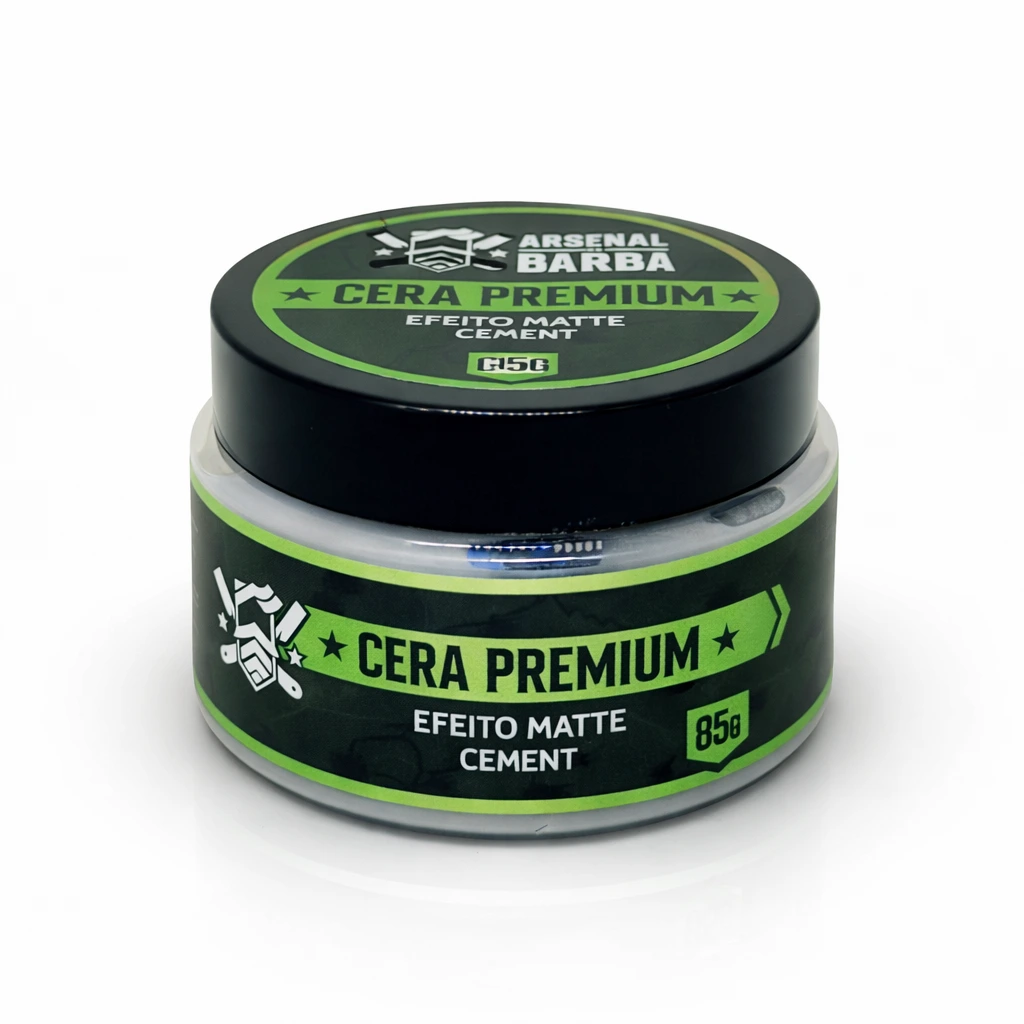 Cera Premium Cement Arsenal da Barba 85g