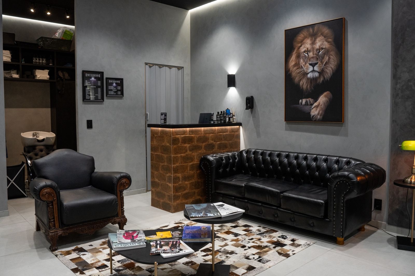 Ambiente The 3 Barbearia — vista 3